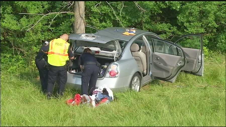 Franklin Police Chief Russ Whitman said the driver crashed his car into a tree off northbound 75 near mile marker 43.