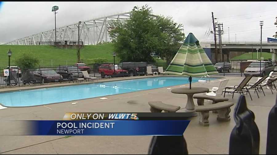 It began when workers and residents said some juveniles were illegally swimming in the swimming pool and they were told that they had to leave.