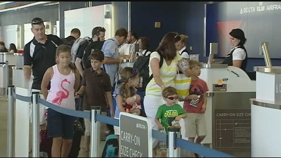 Since the weekend, officials said the airport has seen an increase of traffic due to travelers coming into Greater Cincinnati for the All-Star Game.