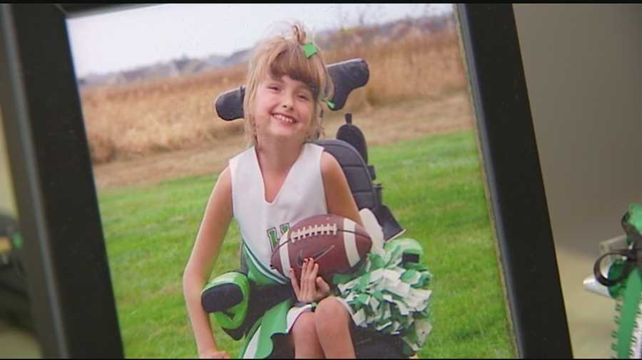Destiny, a teenager with cerebral palsy, was denied a chance to try out for the cheerleading team at Harrison Junior High.