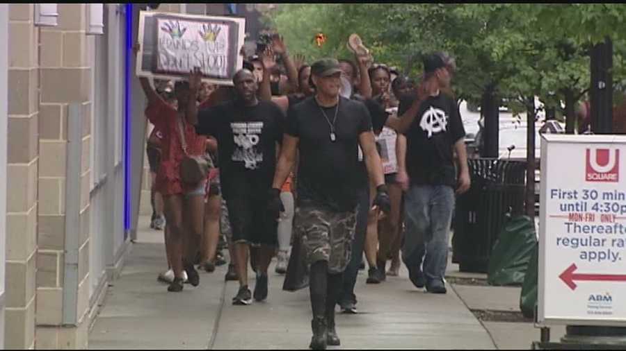 The Black Lives Matter group held a rally on University of Cincinnati's campus Sunday for Sam Dubose.