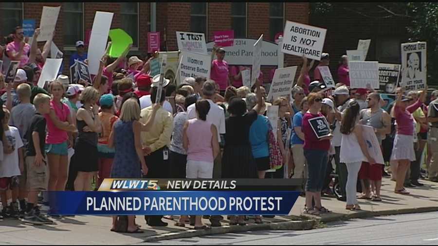The large demonstration came on the same day lawmakers took up a proposal to cut funding for Planned Parenthood.