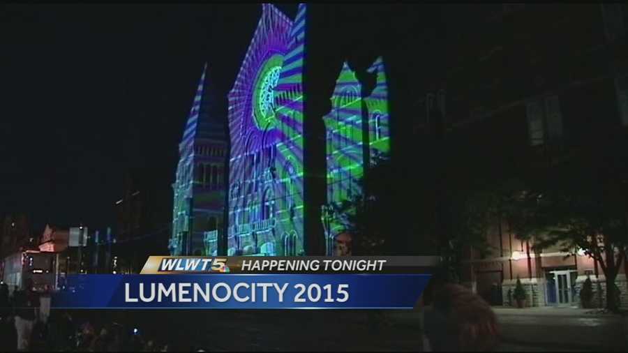 In its third year, the Cincinnati light show LUMENOCITY kicks off Wednesday with a dress rehearsal.