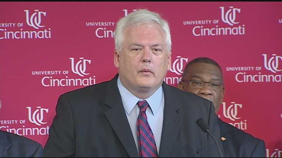 University of Cincinnati officials discussed new leadership roles and developing police reforms in the aftermath of an officer's fatal shooting of a man he stopped over a missing front license plate.