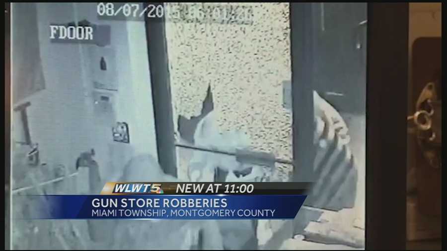 More than 70 guns were stolen in three burglaries near Dayton
