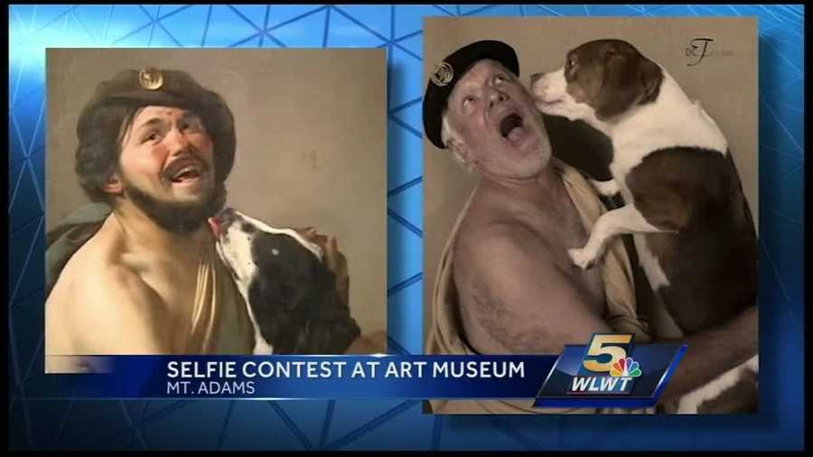 The Cincinnati Art Museum is known for its exhibits but this week on Facebook and Twitter, you may notice it for something else -- homemade selfie art.