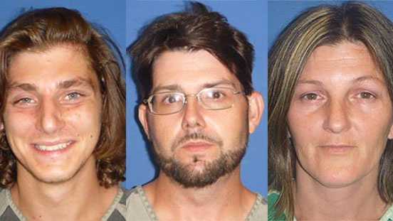 Kevin Blake Tucker (left), Joshua F. Brockman (middle), and Brandy S. Keith (right)