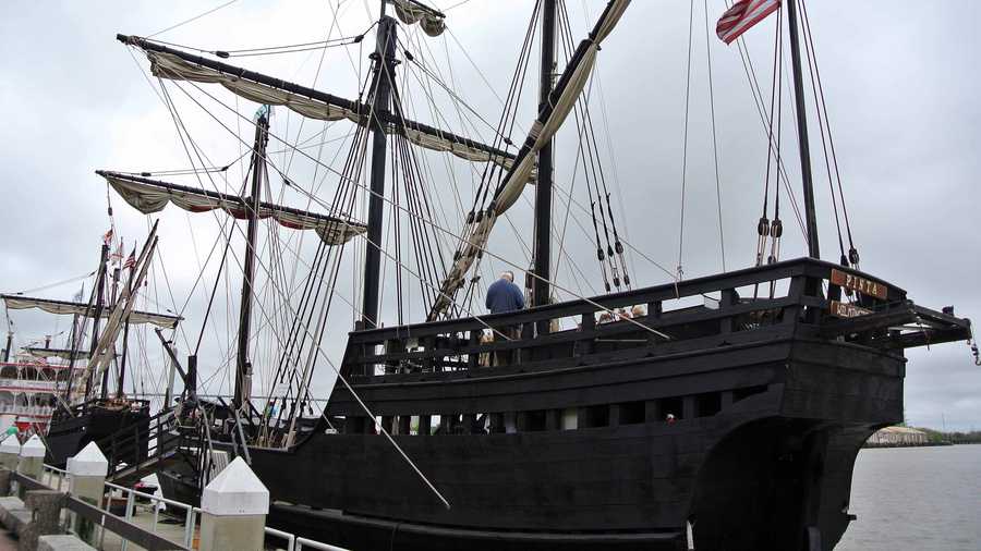 The boats during a visit to Savannah in 2015