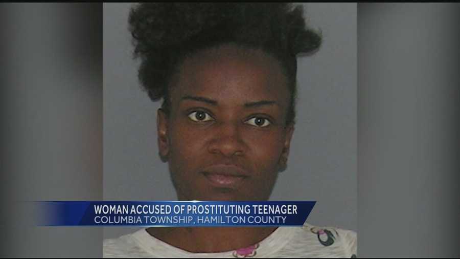 A Cincinnati woman has been arrested after police said she helped a teenage girl become a prostitute.