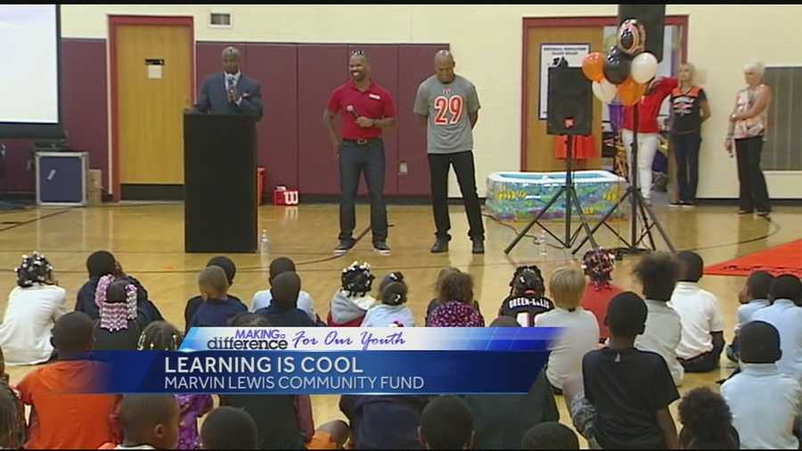 Students at Ethel Taylor Academy were visited by some special people Tuesday as part of the Learning is Cool program.