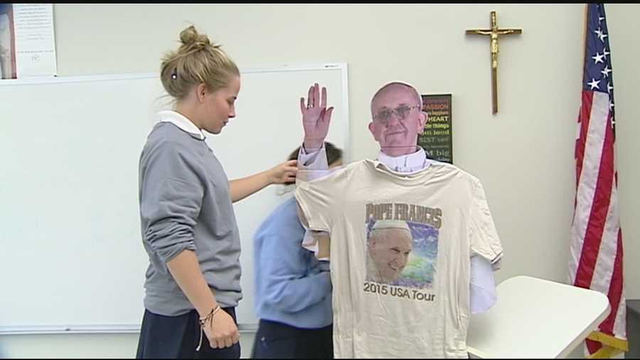 The climate change message from Pope Francis might not be all that popular with some political leaders in this area and throughout Ohio, but it resonated on Wednesday with many parochial high school students who are watching the pope's historic visit to the United States unfold on television screens in their classrooms.