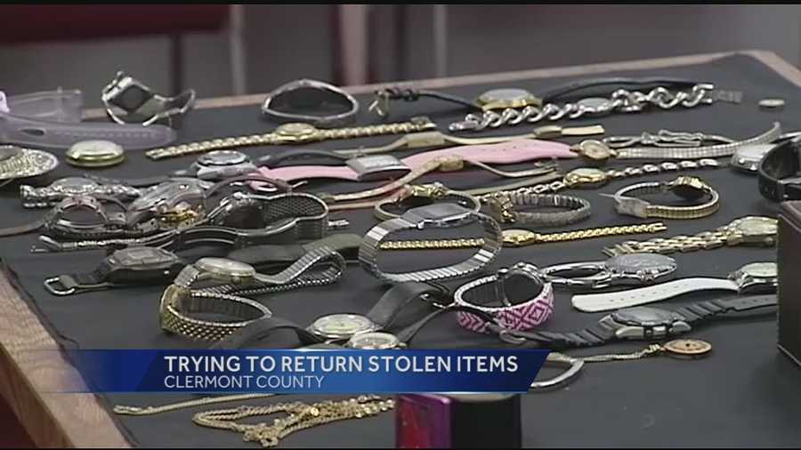 Detectives said only a small amount of items remain from the tens of thousands of dollars worth of items stolen.