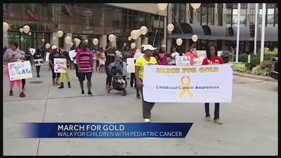 March for Gold shines light on childhood cancer awareness