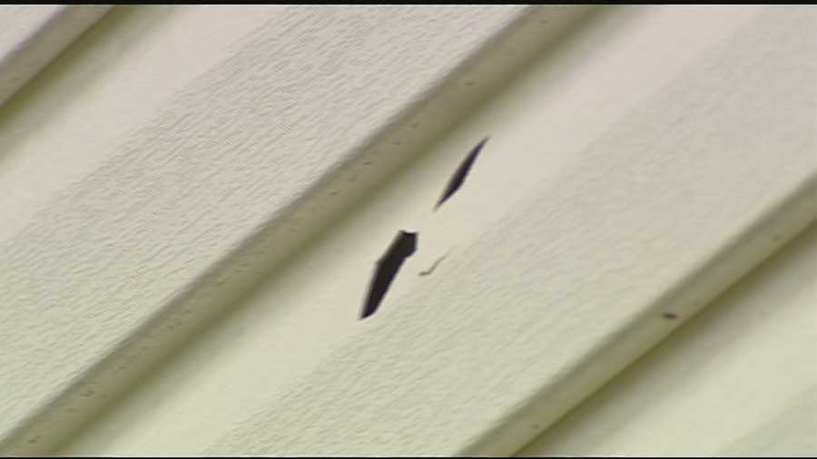 The bullet went into her house, through her bedroom window and hit the frame of the bed she was laying in. The woman said she fears someone may get hurt or killed.