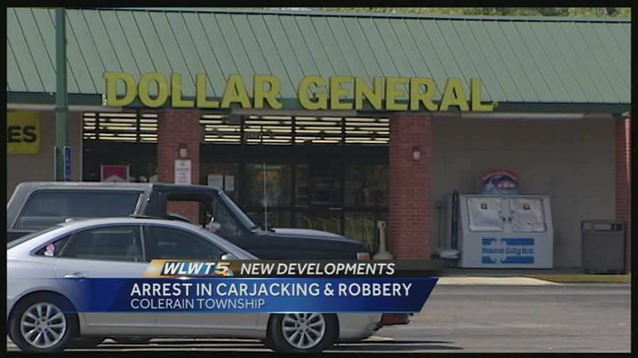A woman robbing a Dollar General store allegedly claimed to have a gun and threatened to shoot a customer before stealing a vehicle and leading police on a chase.