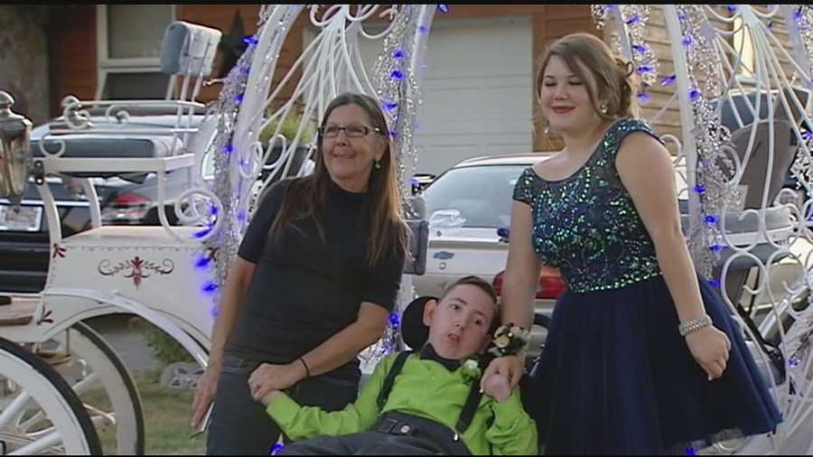 One couple at Middletown High School’s homecoming has a special story to tell.