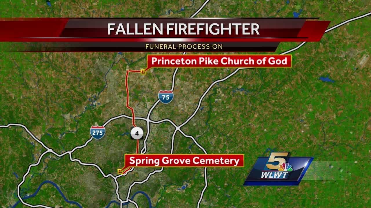 Procession Route For Fallen Firefighter Creates 20-mile Memorial