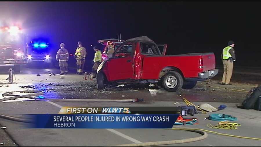 Woman flown to hospital after wrongway crash in Hebron