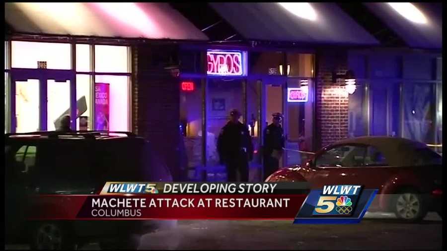 4 wounded in Columbus restaurant machete attack; suspect killed by police