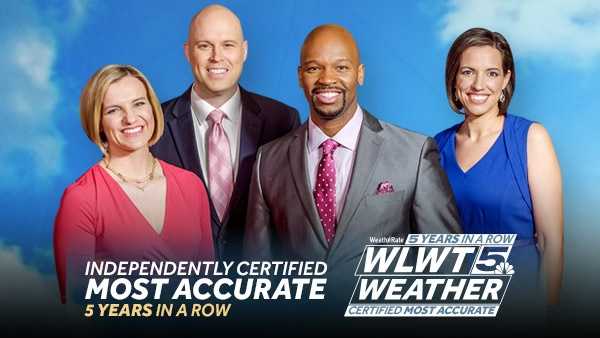 WLWT Weather rated most accurate in Cincinnati for 5th straight year