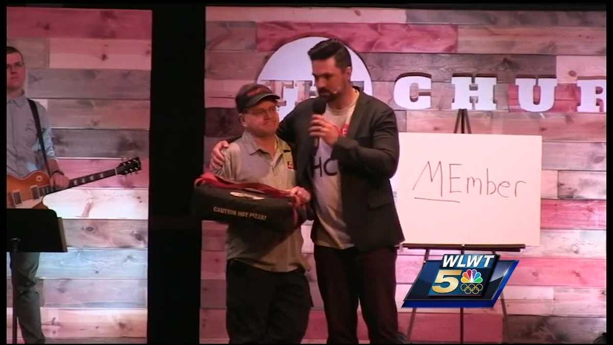 Hamilton church surprises pizza delivery driver with $3K tip