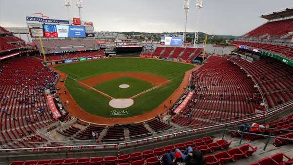 Cincinnati Reds Great American Ball Park Baseball Stadium Field