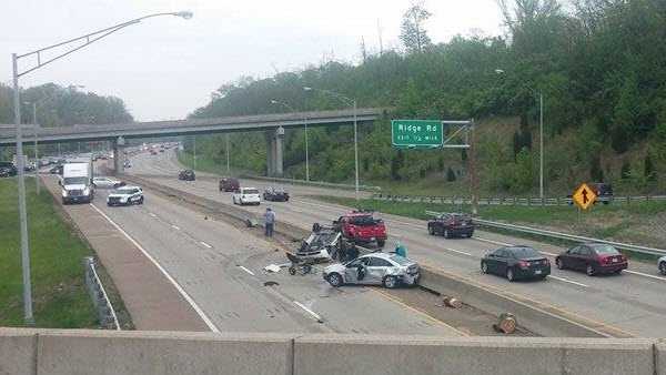 Wb Ronald Reagan Reopens At Galbraith Road After Crash