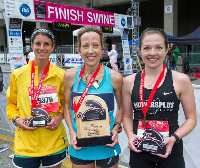 He's no 'Bumb' Ohio man wins both 10K and 5K to start Flying Pig weekend