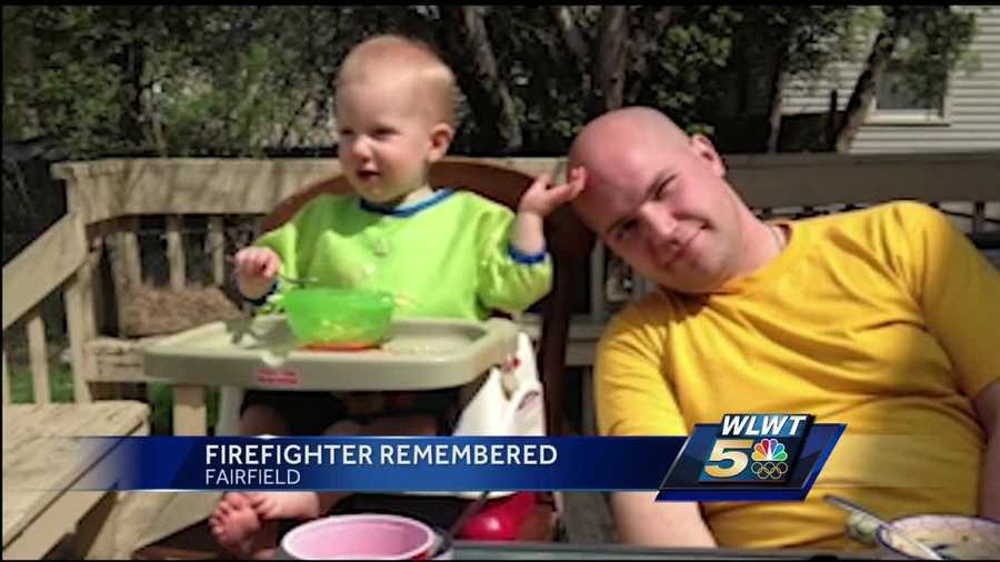 A Cincinnati firefighter killed in a Sunday morning crash was remembered as a family man with a zest for life.