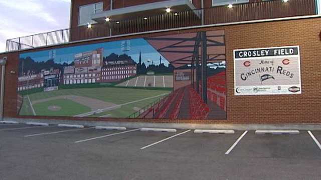 Mural to honor stadium where Cincinnati Reds once played
