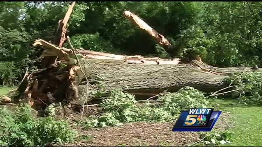 A series of strong storms left a mess behind in some parts of the Tri-State, especially Cincinnati.