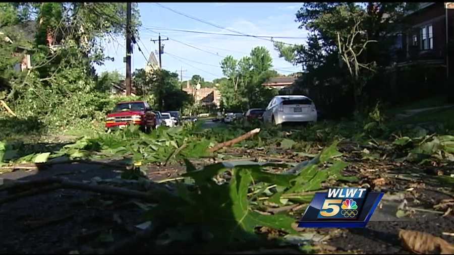 Parts of Clifton are still picking up trees and power lines after last night’s storms.