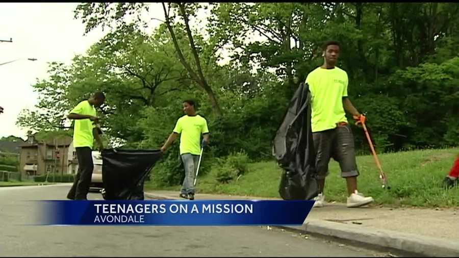 Twice a week on Tuesdays and Thursdays, young men are learning the power of earning an honest dollar by cleaning up Avondale.