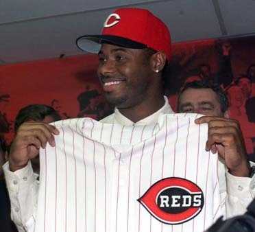 red and white ken griffey's