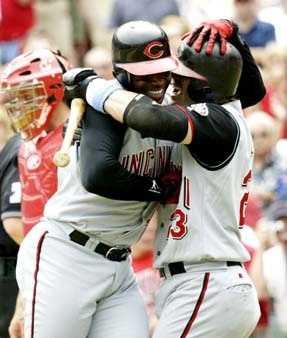 red and white ken griffey's