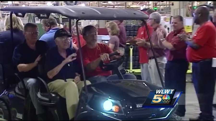 The Ford transmission plant in Sharonville had some special visitors on Wednesday.