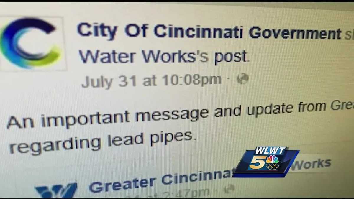 Greater Cincinnati Water Works to residential customers Test for lead