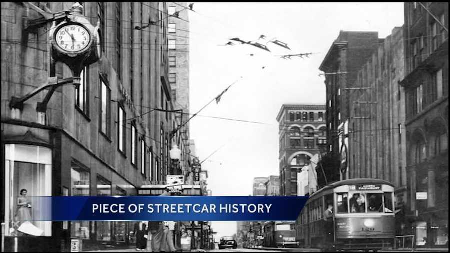 Earl Clark and Bill Myers rode the last streetcar to make its rounds in Cincinnati in 1951, and both came to ride the first one to go back in service Friday.