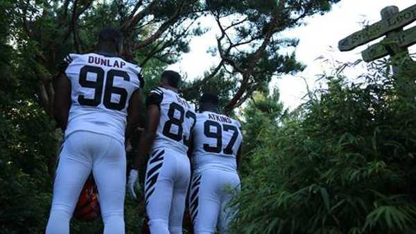 Cincinnati Zoo's white tigers inspire Bengals jersey design