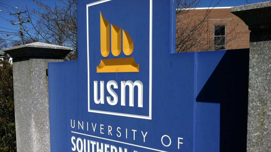 University of Southern Maine sign