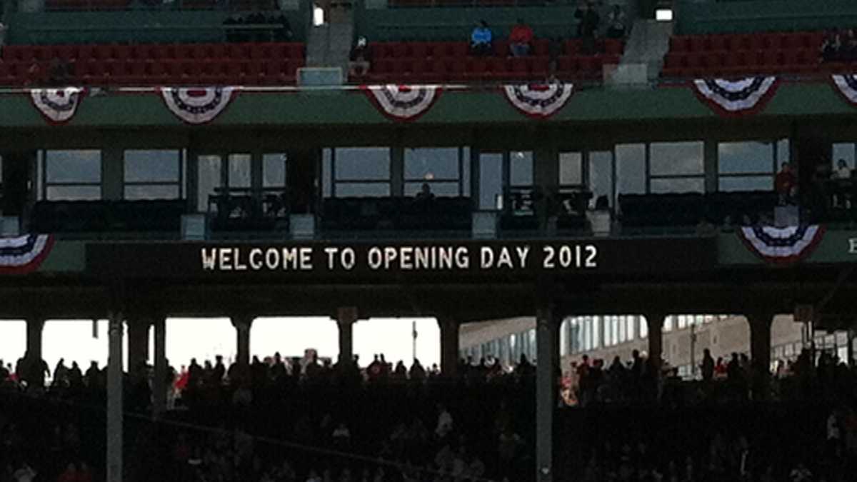 Photos Opening Day at Fenway