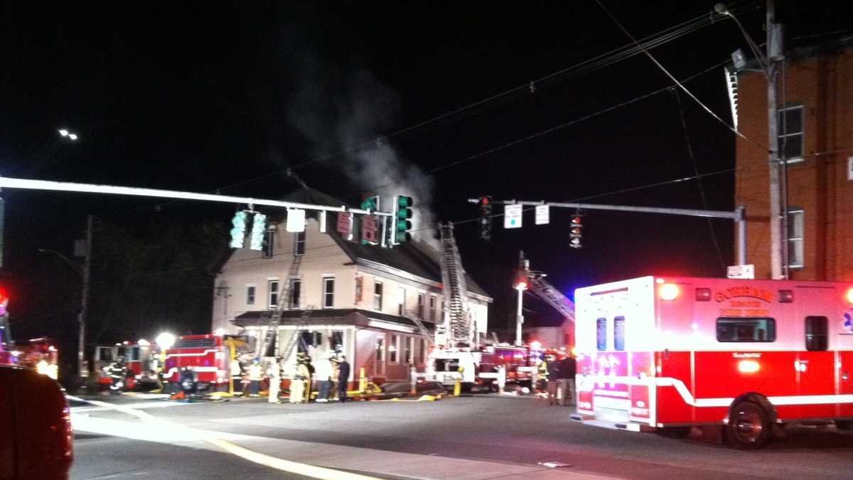 Photos Gorham House of Pizza fire