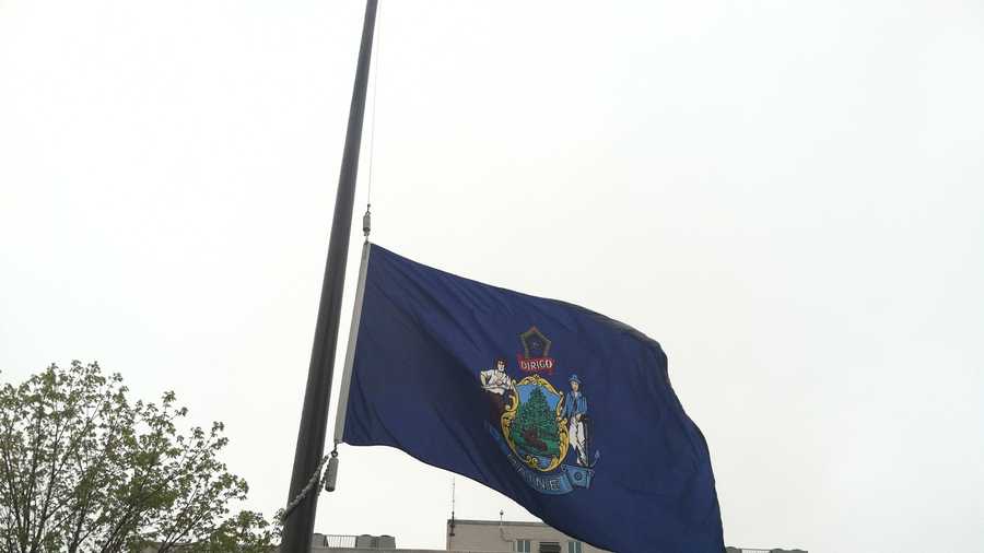 Maine flags lowered to honor law enforcement
