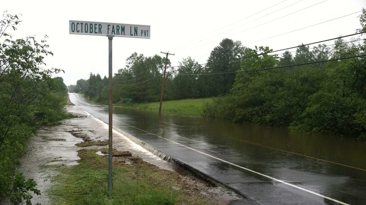 Photos Rain causes flooding across Maine