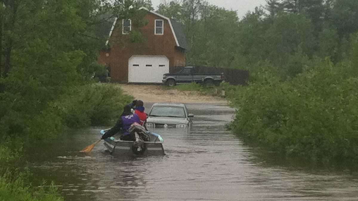 Photos Rain Causes Flooding Across Maine