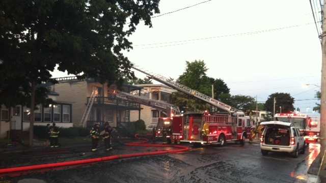 Photos: Fire damages South Portland apartment building