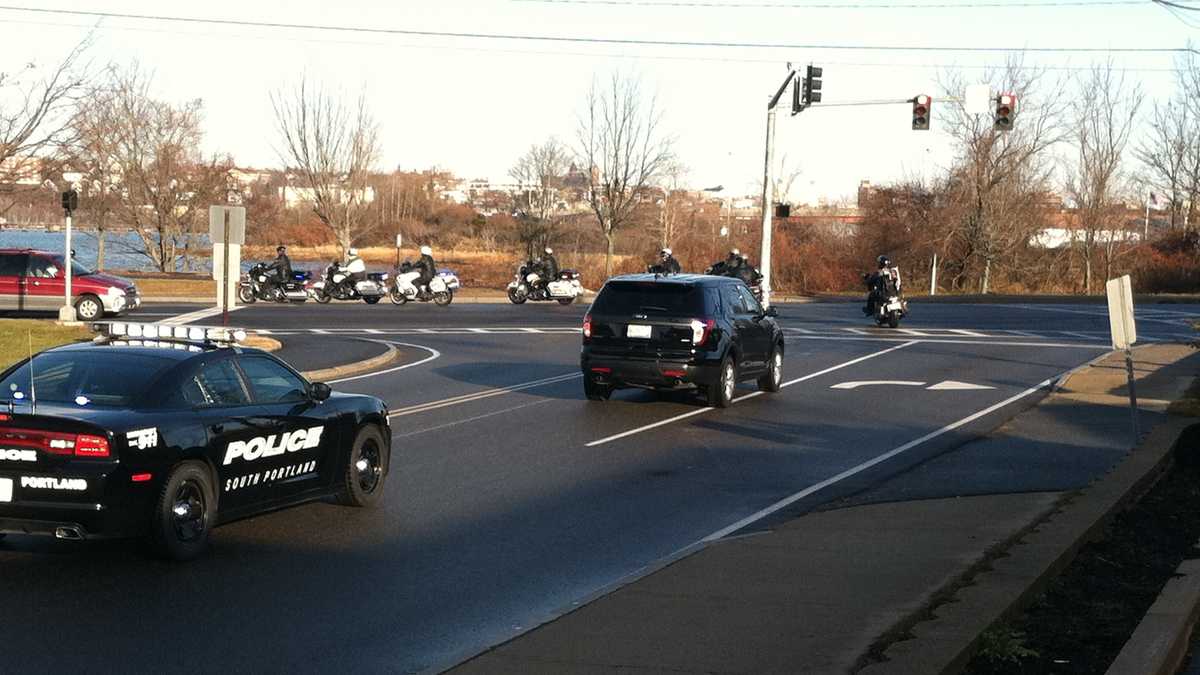 Photos: South Portland police officer funeral procession