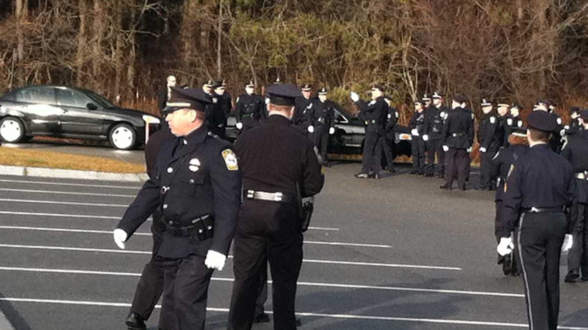 Photos: South Portland police officer funeral procession