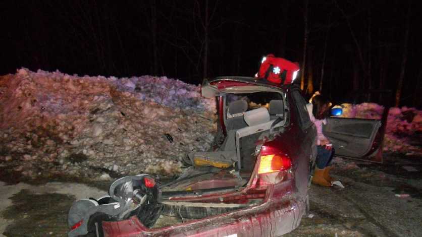 Baby survives after being ejected from car while strapped into car seat