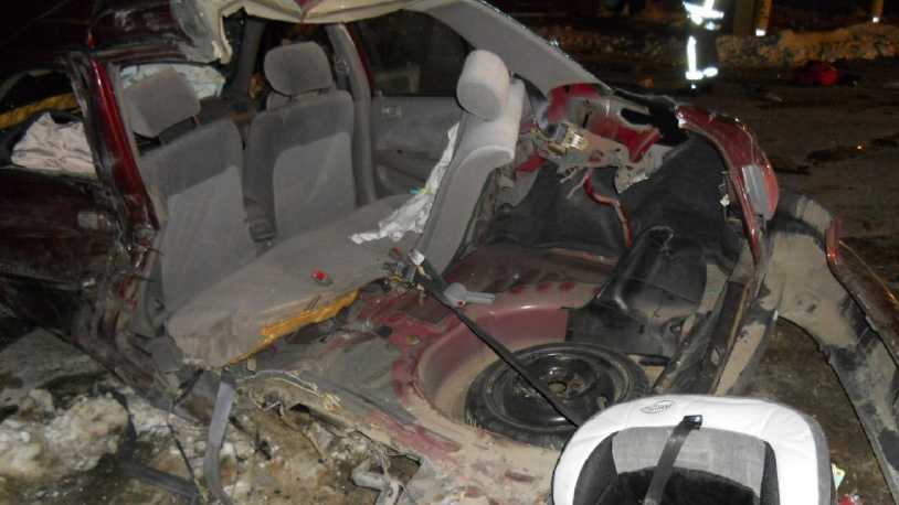 Baby survives after being ejected from car while strapped into car seat